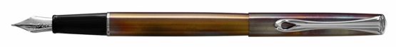 DIPLOMAT - Traveller - Fountain Pen in Stainless Steel - Flame - Resistant and Elegant - High End - 5 Years Warranty