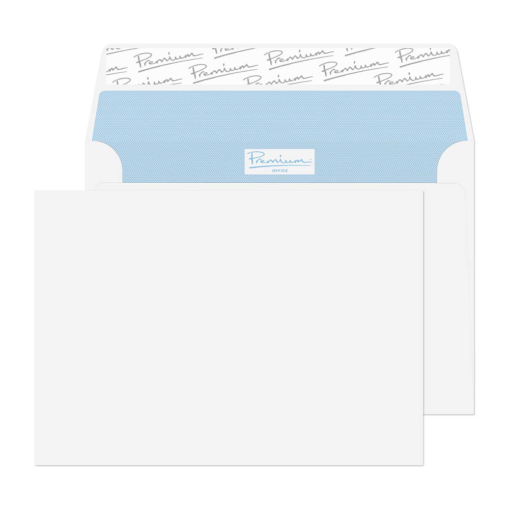 Blake Premium Office C6 114 x 162 mm 120 gsm Peel and Seal Wallet Envelopes (31215) Ultra White Wove - Pack of 500