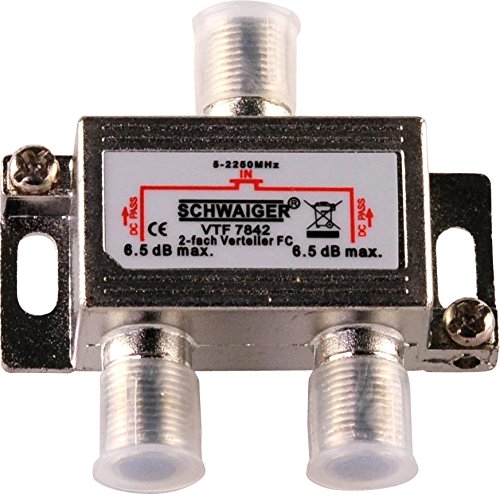 Schwaiger Dual Distributor, Silver
