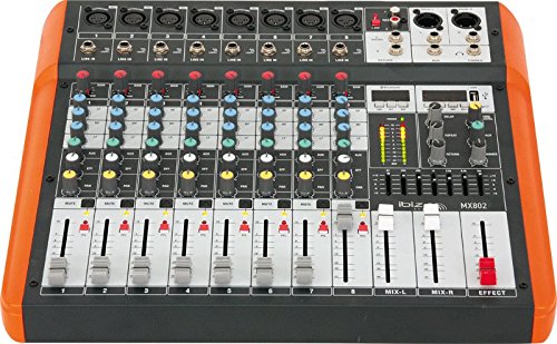 Ibiza MX802 8-Channel Mixer