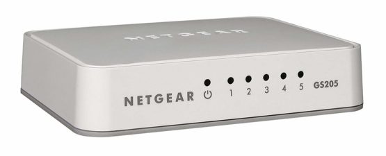 NETGEAR 5 Port Gigabit Ethernet Unmanaged Network Switch (GS205) - Desktop or Wall Mount, Home Network Hub, Ethernet Splitter, Plug-and-Play, Silent Operation - Image 2