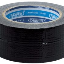 Draper 49432 Duct Tape Roll, 33m x 50mm, Black