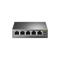TP-Link PoE Switch 5-Port Gigabit, 4 PoE+ ports up to 30 W for each PoE port and 65 W for all PoE ports, Metal Casing, Plug and Play, Ideal for IP Surveillance and Access Point(TL-SG1005P V2)