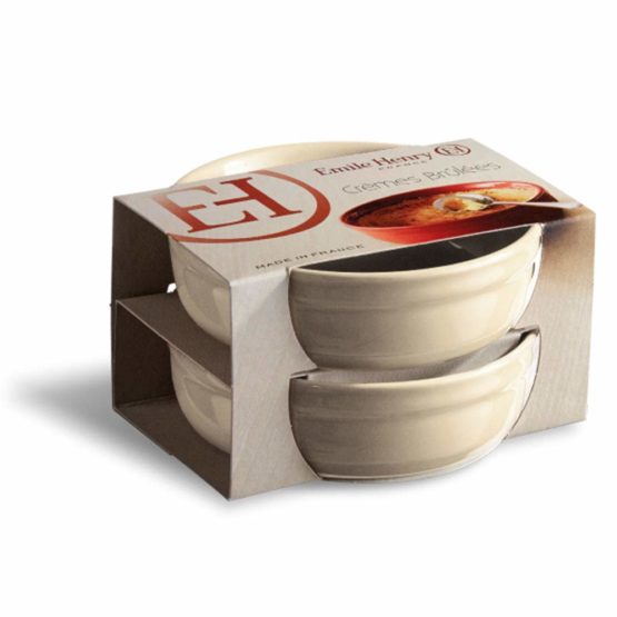 Emile Henry Set 2 x Crème Brulee Dish, (10.13), Clay, - Image 2