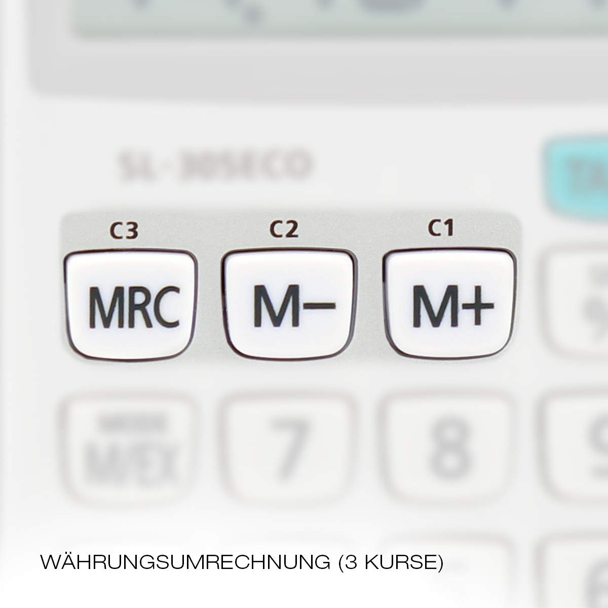 Casio SL-305ECO Calculator, Off-White, 1 - Image 3