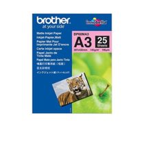 Brother BP60MA3 Inkjet Paper, A3, Matte, 297 mm (W) x 420 mm (L), 25 Sheets, Brother Genuine Supplies