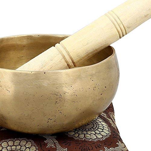 Tibetan Singing Bowls for Meditation And Healing Through Vibration 5 Inches Buddhism, Gold, Full-Size - Image 3