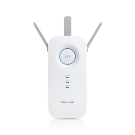 TP-Link AC1750 Universal Dual Band Range Extender, Broadband/Wi-Fi Extender, Wi-Fi Booster/Hotspot with 1 Gigabit Port and 3 External Antennas, Built-in Access Point Mode, UK Plug (RE450), White - Image 2