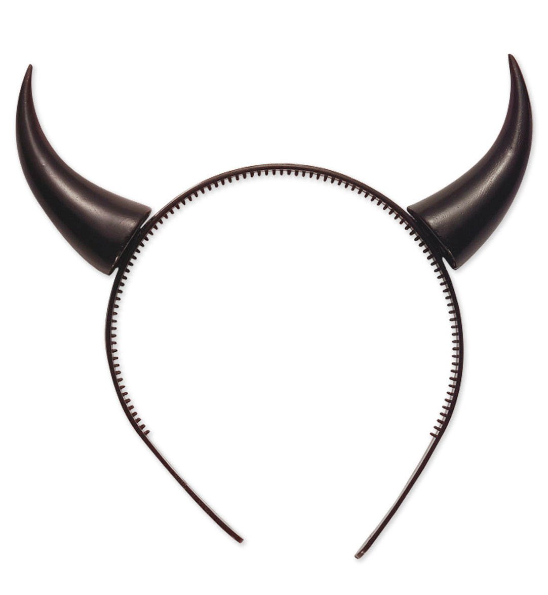 Black Horns Accessory for Fancy Dress