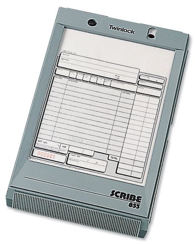 Rexel Twinlock Scribe 855 Sales Receipt 2 Part Refill, White (Pack of 100), Two Part