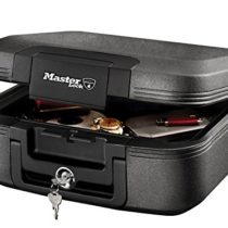 MASTER LOCK Fireproof Security Safe [Fire & Water resistant] [Medium] - LCHW20101 - For A4 Documents, Electronics, Etc