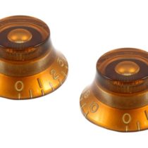 Allparts PK-0140-022 Bell Buttons (Pack of 2) Amber