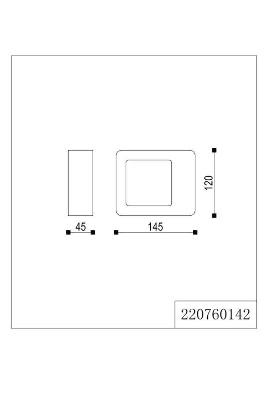 Trio Reno LED Wall Light, Metal, Dark Grey - Image 4