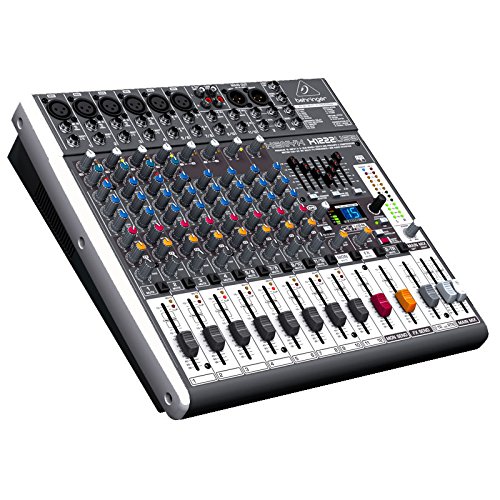 Behringer XENYX X1222USB Premium 16-Input 2/2-Bus Mixer with XENYX Mic Preamps and Compressors, British EQ - Image 4