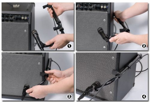 Audix CABGRAB1 Compact Mic Clamp - Adjustable Microphone Mount for Guitar Amps Cabinets & Studio Recording - Image 2