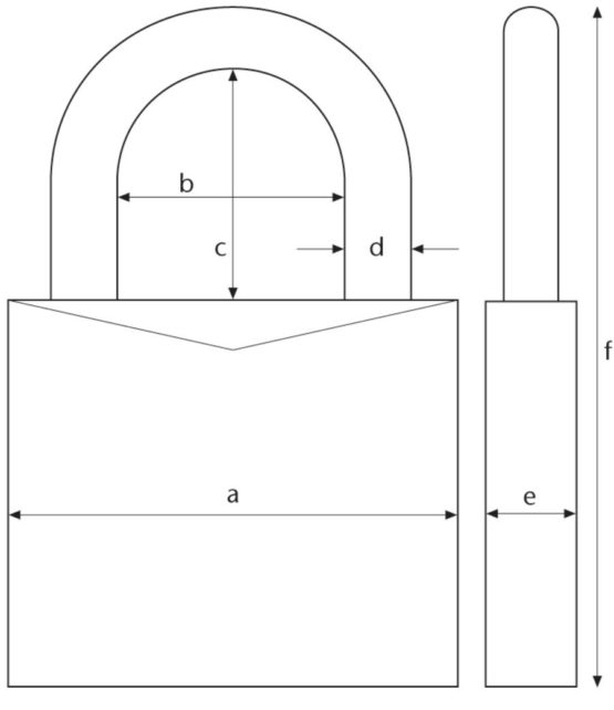 Abus 35020 Combination Padlock 165/40 mm Gold - Image 3