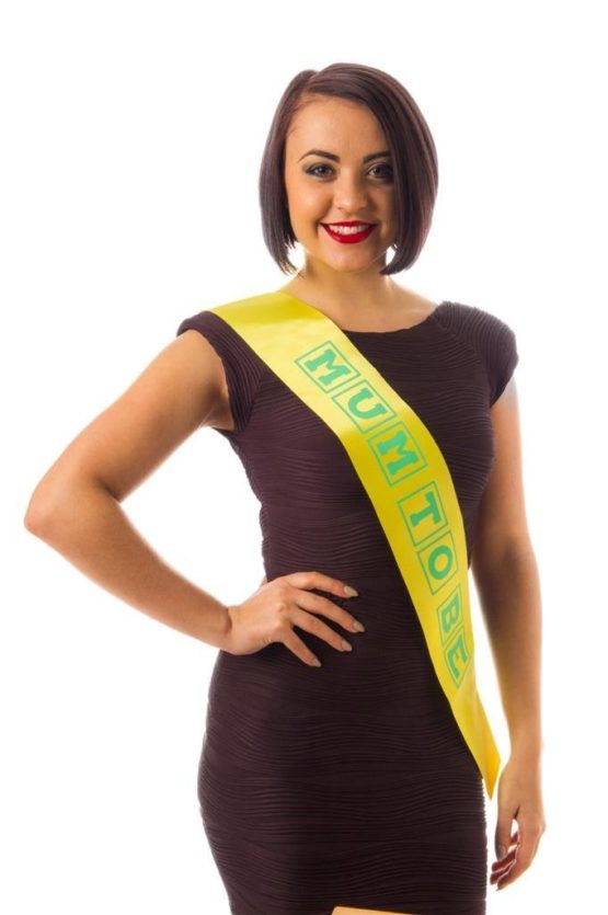 Alandra Party Mum to Be Sash Embroidered Logo, Unisex-Adult, One Size - Image 2