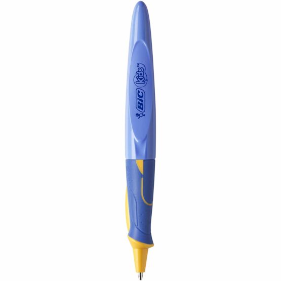 BIC Kids Learner Triangular Ballpoint Pens Twist System Blue Body 12 Box - Image 2