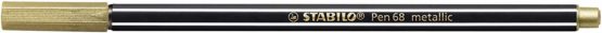 Metallic Premium Felt Tip Pen - STABILO Pen 68 Metallic Gold/Silver - Image 2