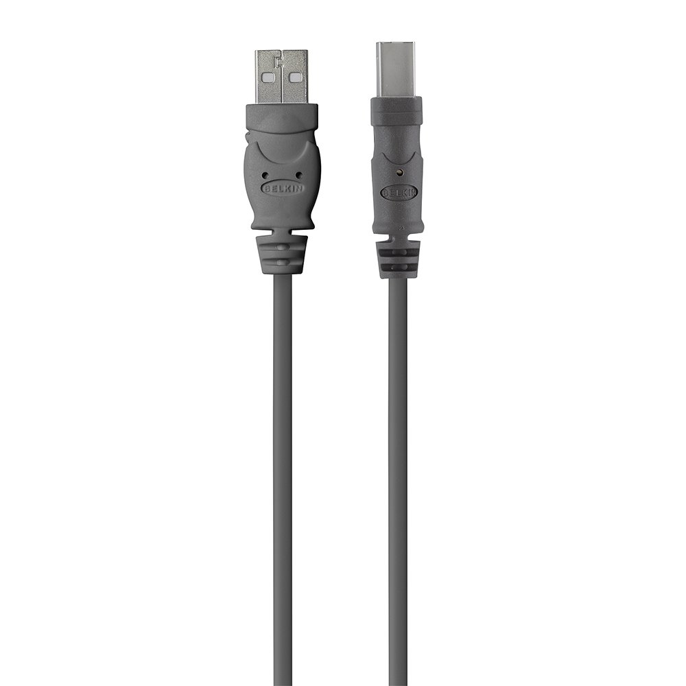 Belkin 3 m 2.0 USB Type B (M) to USB (M) Printer Cable, Black, 3 metres