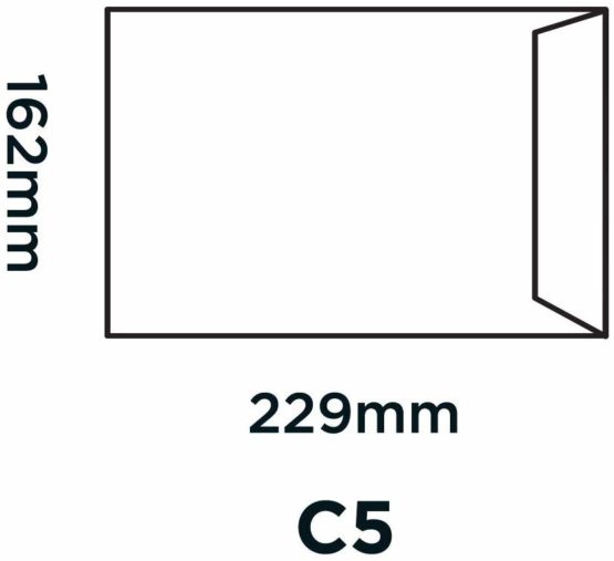Blake Purely Everyday C5 229 x 162 mm 90 gsm Pocket Self Seal Envelopes (13893/50 PR) White - Pack of 50 - Image 2