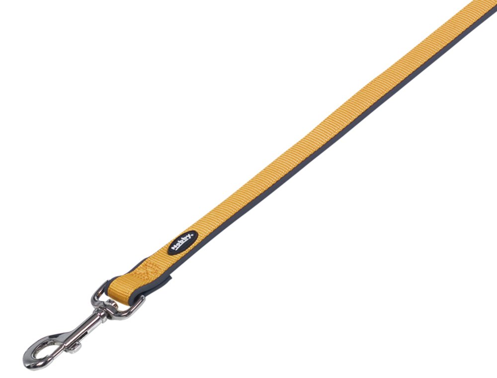 Nobby Classic Preno Dog Lead, 120 cm/20-25 mm, Orange/Gray, orange/grey, 120 cm x 20-25 mm (Pack of 1)