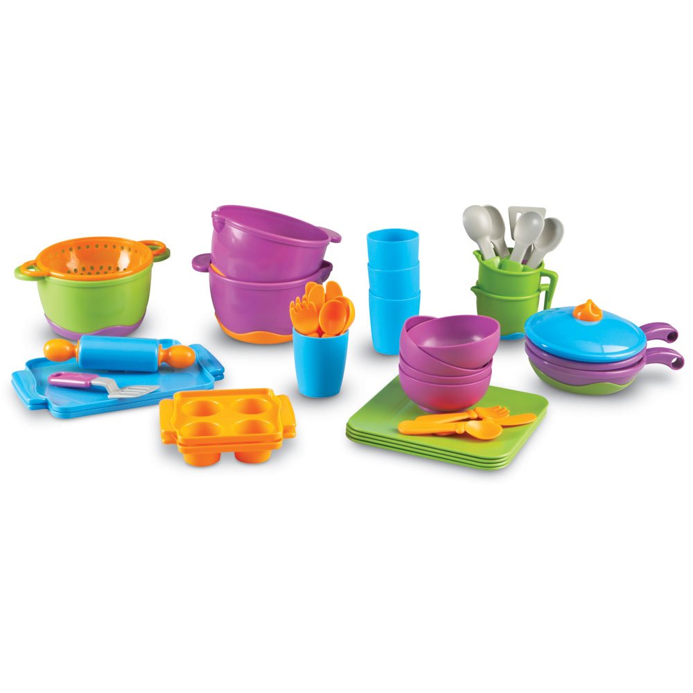 Learning Resources New Sprouts Classroom Kitchen Set, (LER9262), Multi-color, child-size