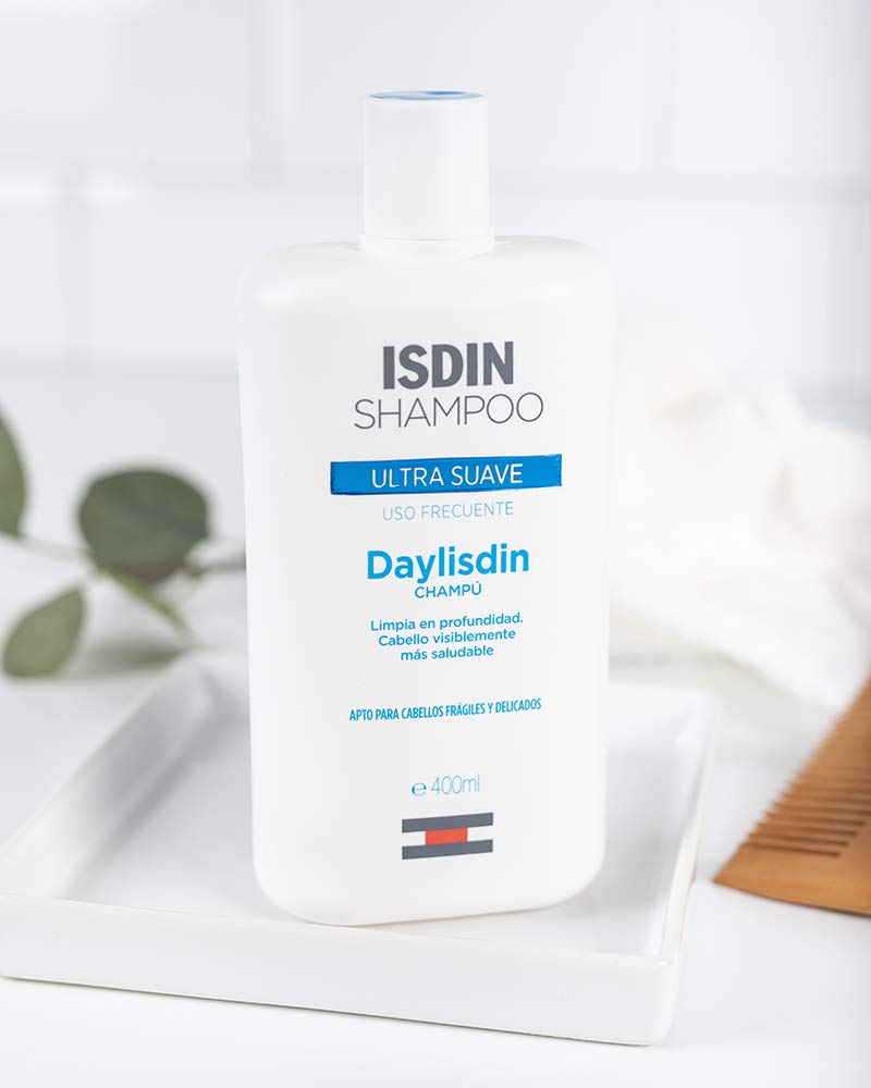 ISDIN Daylisdin Ultra Gentle Shampoo (400ml), White, 454 g (Pack of 1) - Image 3