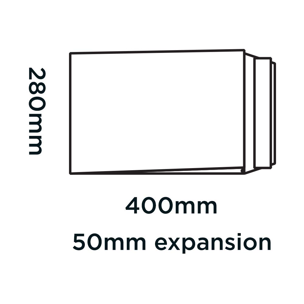Blake Vita E4 Eco Cushion White 140gsm Plastic-Free Padded Expandable Envelopes (EPE4) Pack of 100, 400 x 280 x 50 mm - Image 3