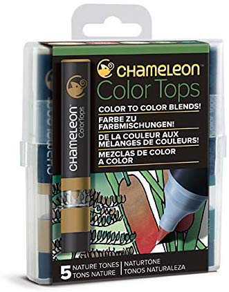 Chameleon Color Tops Nature Tones - Set of 5, 1 count (Pack of 5)