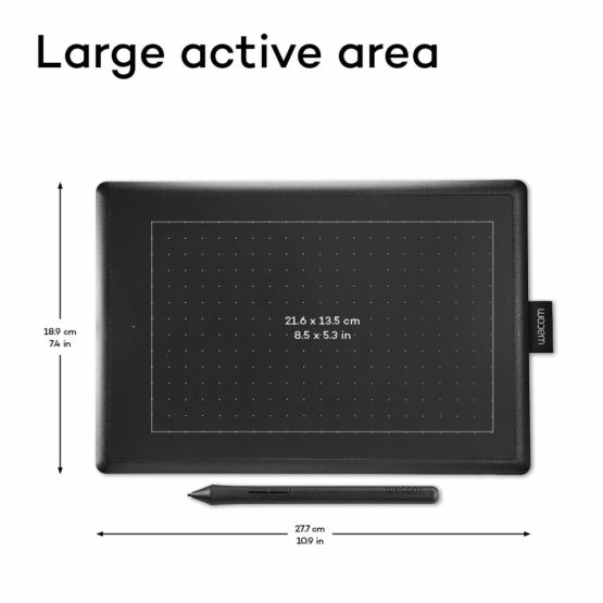 Wacom One by Wacom Medium (CTL-672-N) - Ideal for Work from Home & Remote Learning - Works With Chromebook - Image 2