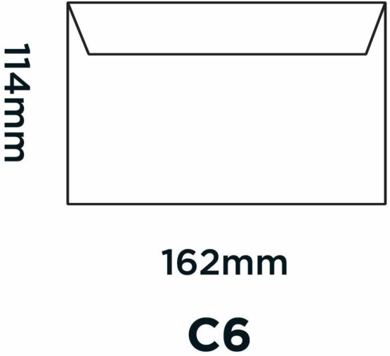 Blake Premium Business C6 114 x 162 mm 120 gsm Peel & Seal Wallet Envelopes (21155) Ice White Wove - Pack of 50 - Image 2