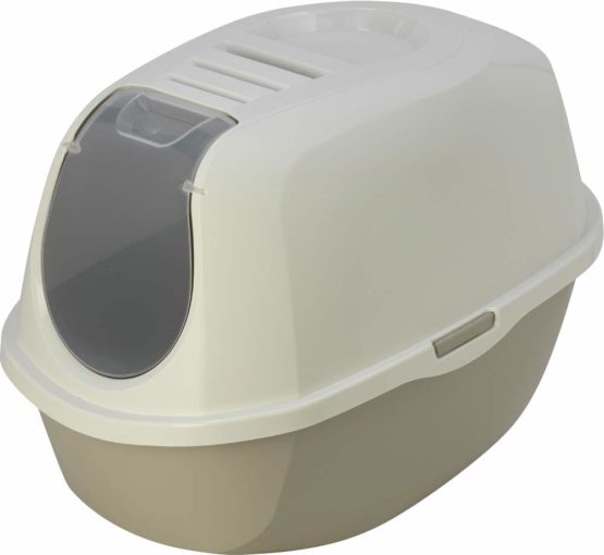 Karlie Smart Cat Litter Tray with Roof, Grey, 52 x 39 x 41 cm