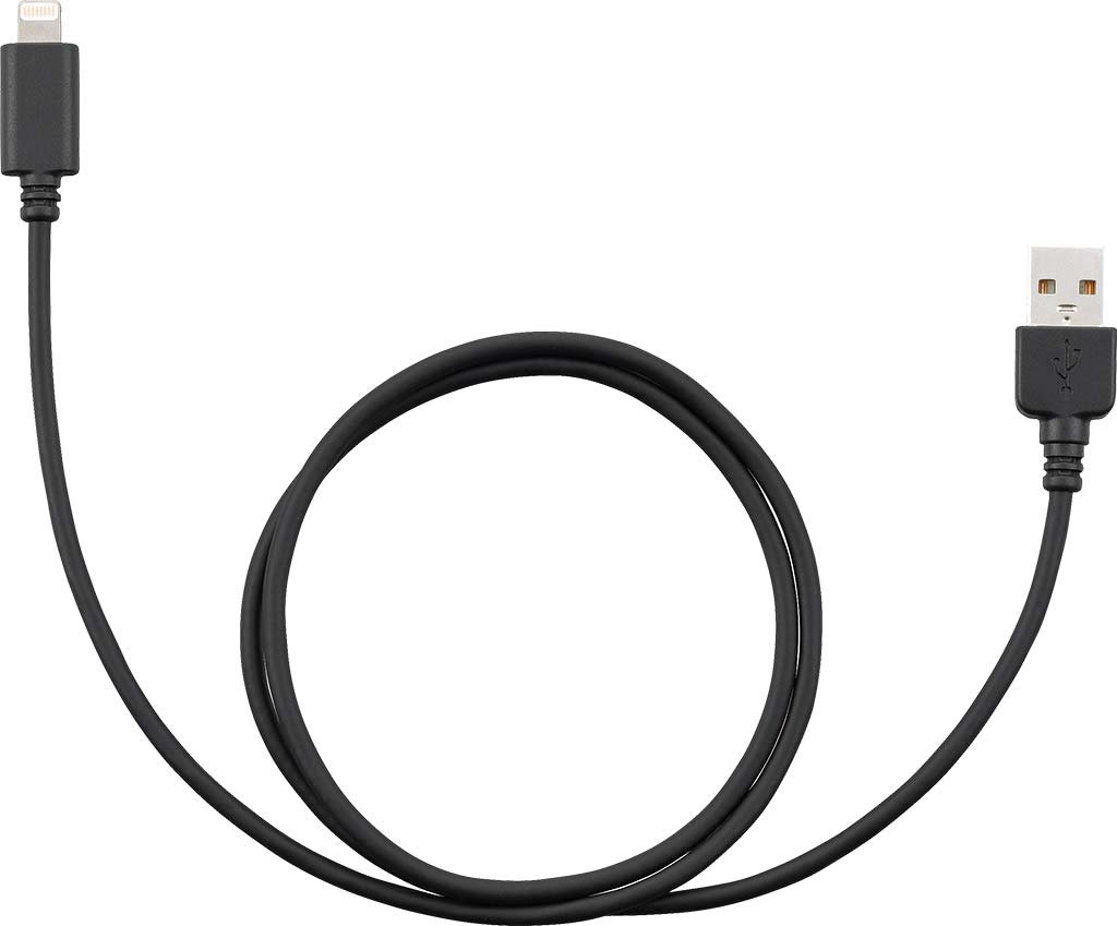 Kenwood KCA-IP103 0.8m Lead Lightning to USB Cable for iPod/iPhone, Black