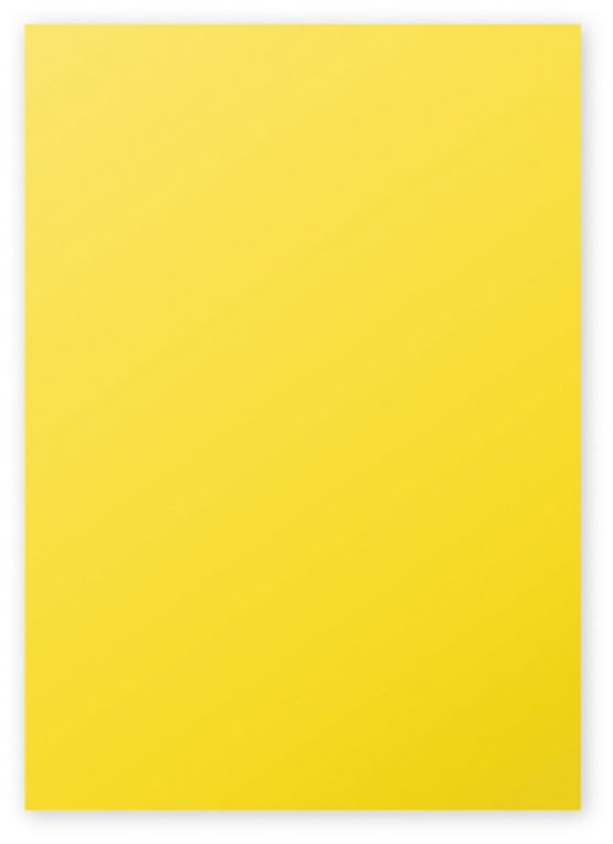 Clairefontaine 4217C Pollen Coloured Paper, A4, 120 g - Intensive Yellow, Pack of 50 Sheets
