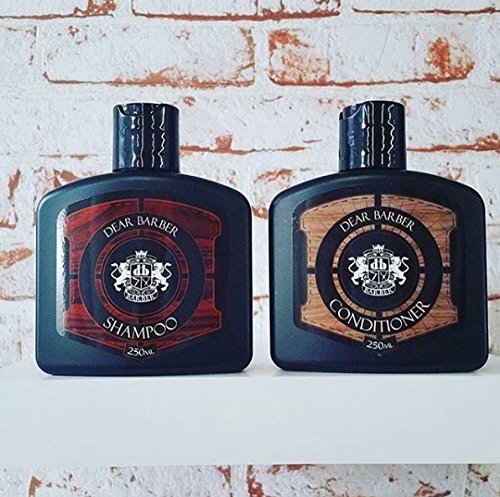 Dear Barber HAIR & BEARD SHAMPOO FOR MEN 250ml, Nourishing & Moisturising Formula for Soft Healthy Hair & Beard - Image 3