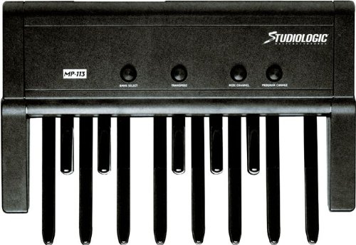Studiologic - MP-113, Dynamic MIDI Pedalboard, Black, Medium