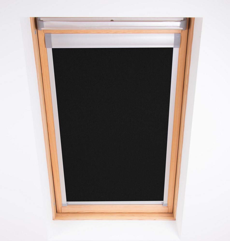 Bloc Skylight Blind for Velux Roof Windows Blockout Black, 102, 39W x 56H cm