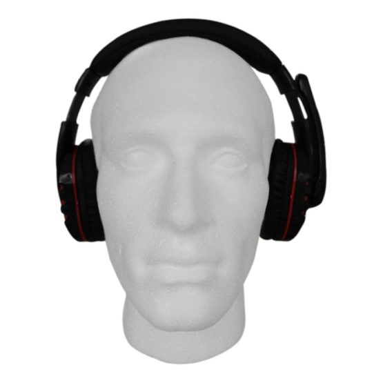 Dynamode DH-878 Over The Head Stereo Headset with Microphone Clear Calls, For Skype, Zoom Gaming, Call Center Office, Ultra-Comfort, Premium Sound, Lightweight Headband- Black Red - Image 3