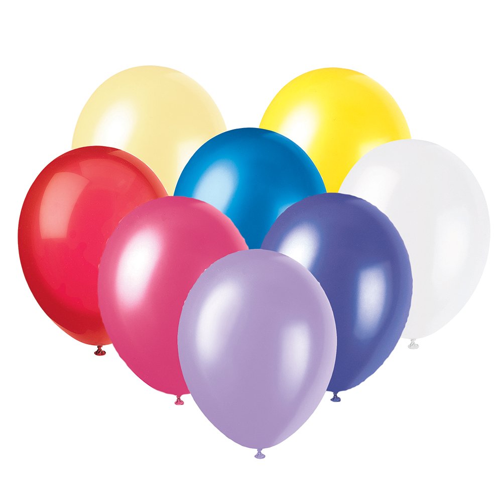 Pearlized Assorted Pastel Color Latex Balloons (30cm) Pack of 50 - Perfect for Parties Celebrations, and Decorations