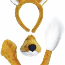Bristol Novelty Fox Costume Accessory Set and Sound