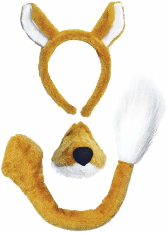 Bristol Novelty Fox Costume Accessory Set and Sound