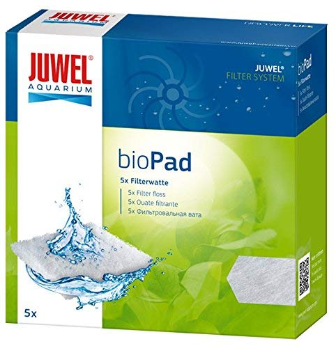 Juwel Biopad Filter for Aquarium Box of 5, White, Size M, 5 pk - 9.9 x 9.9 x 1cm - Image 2