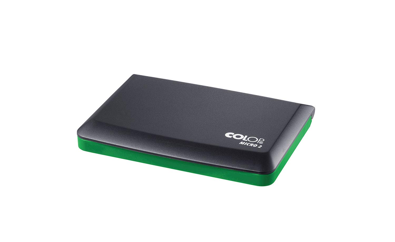 COLOP Micro 2 Green Rubber Stamp Ink Pad. Measures 110x70mm. Best Ink Pad for Home Office, and Crafting Use. Water-Based - Image 2