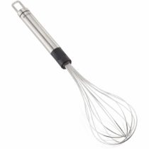 Leifheit Proline Whisk 31 cm, Stainless Steel Whisk, with Oval Shaped Handle for Comfortable Grip and Hanging Loop, Cooking Essentials, Hand Whisk