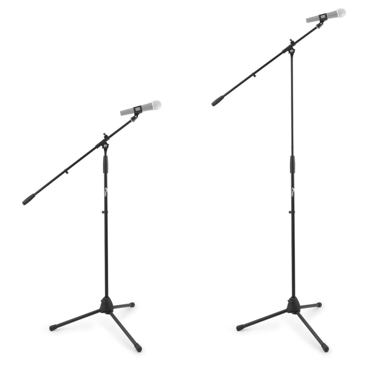 Boom Microphone Stand with Tripod Base and Bag - Black - TIGER MCA34-BK - Image 2