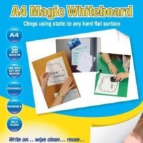 Magic Whiteboard MW1220 A4 Whiteboard Sheets - White