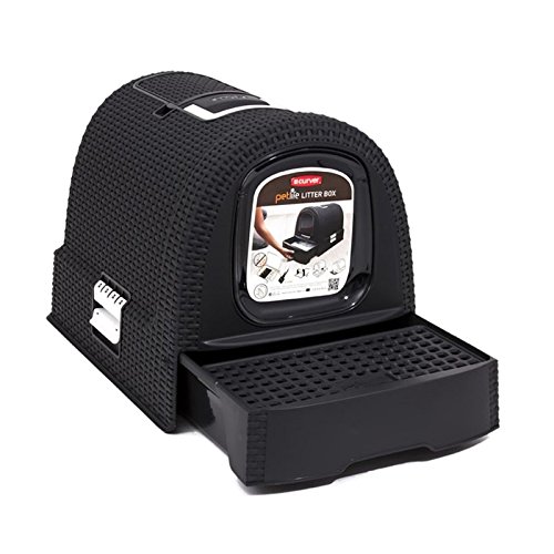 Curver Petlife Cat Litter Box with Lid and Scoop - Image 3