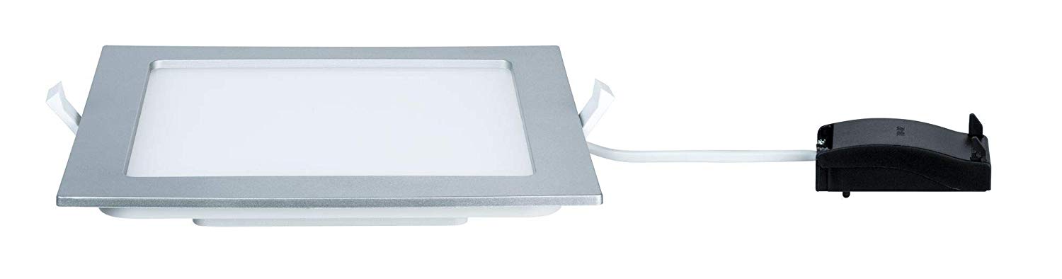 Quality RL Set Panel Angular LED 1x18W 4000K 230V 220x220mm chr met/Plastic, Chrome Matt, 22x22x0,5 cm - Image 4