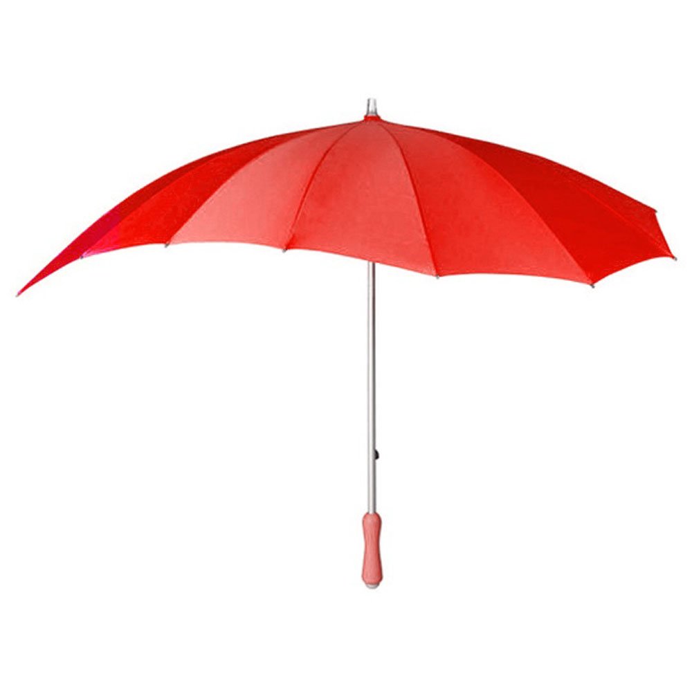 Falcone Parapluie Droit - Toile en Forme de Coeur Rouge Stick Umbrella, 80 cm, Red (Rouge), 80 centimeters - Image 3